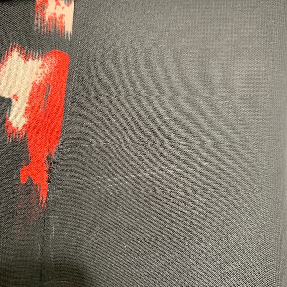 Betsey Johnson women's Bambi black floral kimono flare sleeve ruffled dress SZ 6 - Picture 12 of 12